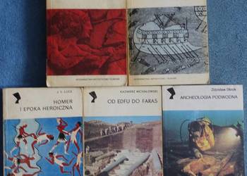 Zestaw 5 książek z serii Archeologia Wydawnictwo WAiF