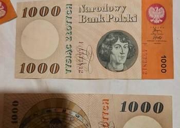 1000 zł  z 1965 oraz nowsze