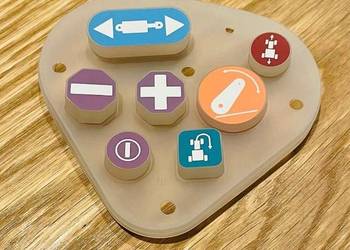 Przełączniki przyciski joystick Podłokietnik case steyr guziki