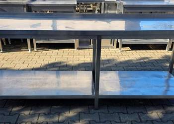 Stół Gastronomiczny Z Półką - 237/70/85 cm - M.1454 N