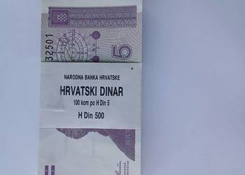 5 dinara Chorwacja paczka bankowa