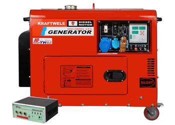 AGREGAT GENERATOR PRĄDOTWÓRCZY 9,8KW 1F SILENT ATS