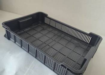 Skrzynka Skrzynki Plastikowe 10kg OZN NOWE Czeszka kolor czarny