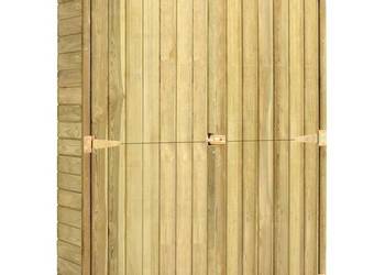 Szopa na narzędzia, 123x50x171 cm, impregnowane drewno sosnowe（SKU:46361）