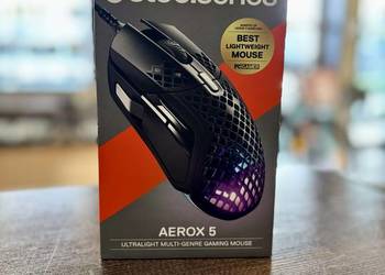 Mysz SteelSeries Aerox 5 USB RGB Gwarancja 11.02.2028 r.