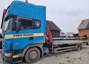 Sprzedam SCANIA 114L Platforma z HDS FASSI 140 jako Pomoc Drogowa