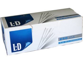 Gilzy Papierosowe LD Blue 250szt. Gilzy Papierosowe LD Blue 250szt.