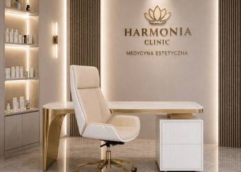 Nowoczesne białe złote biurko nierdzewnej ACŁ Meble Glamour Premium
