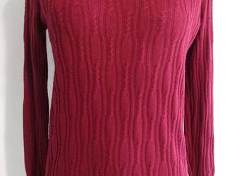 Sweter Wełniany Kaszmir Merino Extra Fine z Włoskiej Włóczki  Filpucci