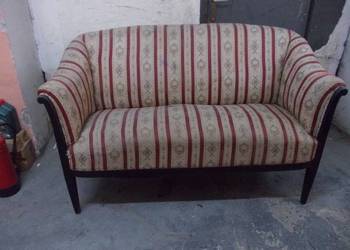 Przedwojenna eklektyczna sofa ławka kanapa – oryginał