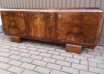 Komoda ART-DECO 181 Orzech RTV Niska Pod Telewizor Stara Antyk Okazja.