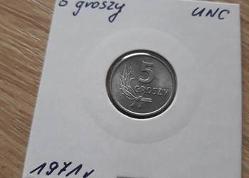 5 Groszy 1971 r.- PRL-UNC