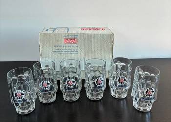 Nowe Kufle EB 6 sztuk - producent Rastal (początek lat 90.)