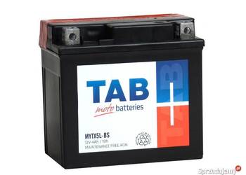 Akumulator motocyklowy 12V 4Ah 55A TAB YTX5L-BS (MYTX5L-BS)