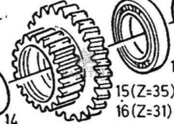 Deutz Fahr Agrostar 6.11 6.21 6.31 6.71 Koło Zębate Skrzyni Biegów CZĘŚCI …