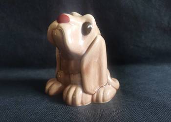 Stara figurka Pies ceramika Kuka Wojciech Rydz design PRL