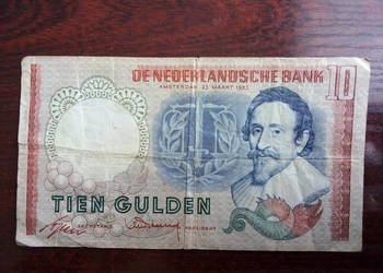 Banknot 10 guldenów Holandia