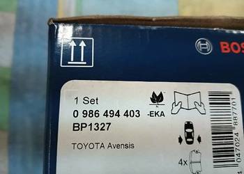 Tarcze i klocki hamulcowe Toyota Avensis T27 2.0 D4D