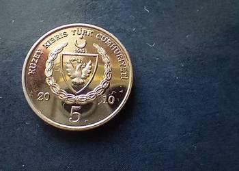Stare monety 5 kurus 2010 Północny Cypr