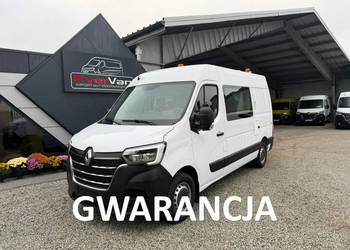 Renault Master L2H2 średniak 7 osobowy brygadówka lift doka 150KM pełna op…