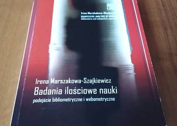 Badania ilościowe nauki  Irena Marszakowa-Szajkiewicz Badania ilościowe nauki  Irena Marszakowa-Szajkiewicz