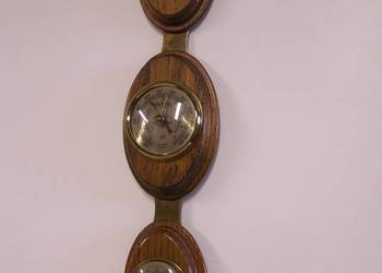 Stylowa stacja pogodowa z West-Germany – barometr, termometr i higrometr