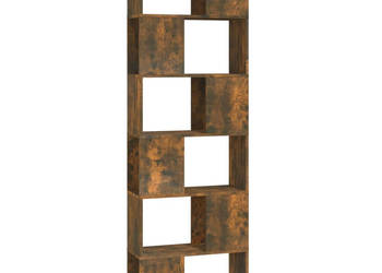 Regał na książki/przegroda przydymiony dąb 60x24x186 cm WM-816032