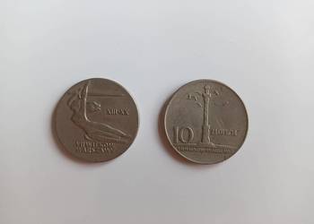 10 złotych NIKE + kolumna Zygmunta 1965 r.