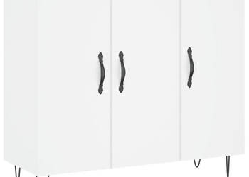 Szafka biała 90x34x80 cm materiał drewnopochodny WM-828100