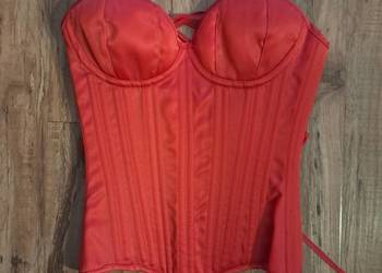 piękny nowy czerwony gorset rozmiar XS brak metki
