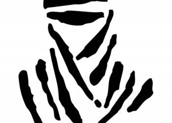 Naklejka Beduin czarny Dakar Rally