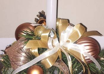 Stroik świąteczny na stół okrągły 20 cm