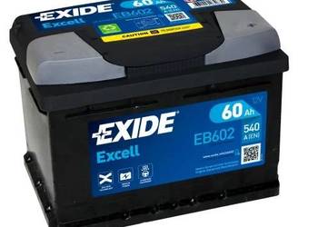 Akumulator 60Ah 540A Exide Excell P+