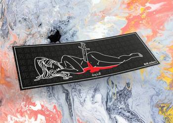 Naklejka SLEEP IT OFF 20 x 6,5 cm drift slap jdm #2