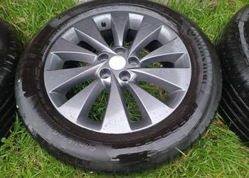 oryginalne alufelgi kola opel antara z oponami continental R18 5x115