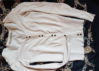 sweter zapinany zdobiony koronkowy kardigan sweterek bluzka