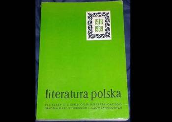 Literatura polska 1918-1939 dla kl. 3 LO - R. Matuszewski