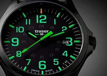 ZEGAREK TRASER P67 Officer PRO GunMetal Black/Lime MADE SWISS 42MM