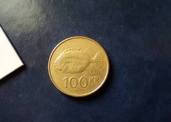 Stare monety 100 koron 1995 Islandia
