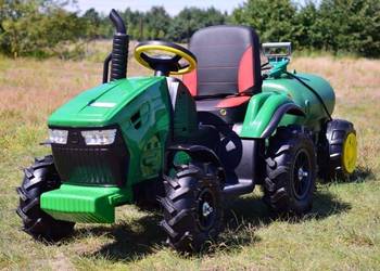 MEGA TRAKTOR Z CYSTERNĄ+POMPKA, KOŁA POMPOWANE, T990S