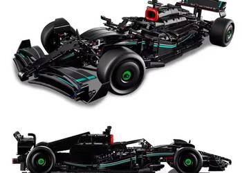 Klocki SuperCar Mercedes bolid F1 AMG 1642-elem 63cm zestaw kolekcjonerski