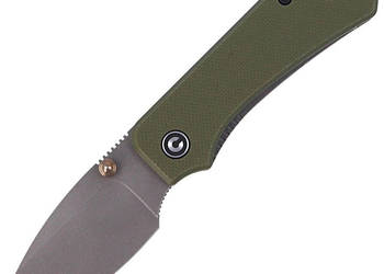 Nóż składany CIVIVI Baby Banter Green G10, Gray Stonewashed by Ben Peterse…