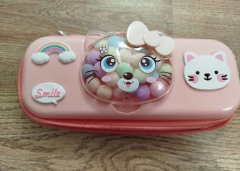 Astra Eva 3D Kitty Pink Piórnik szkolny piankowy