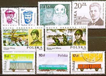 L Znaczki polskie rok 1985 kwartał III