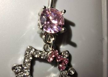 Kolczyk do pępka Kotek Hello kitty