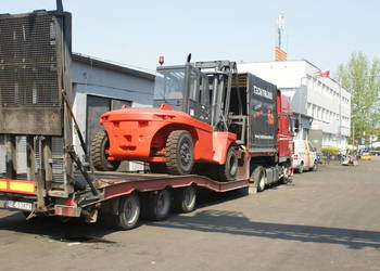 12 ton Wynajem wózka widłowego - Szybki Najem Operator LINDE H120 UDT OC