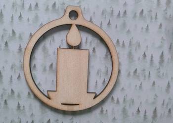 bombka sklejka 10 cm decoupage scrapbooking mod16