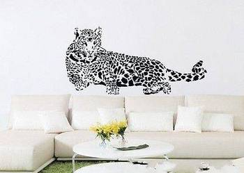 NOWA - Dekoracyjna naklejka na ścianę Leopard 110 x 52 cm