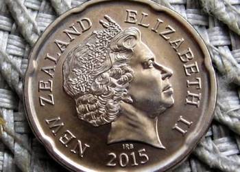 Nowa Zelandia 20 Centów 2015r--Ładna --Mała