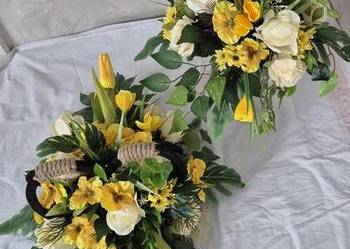 Kompozycja stroik na cmentarz. Komplet